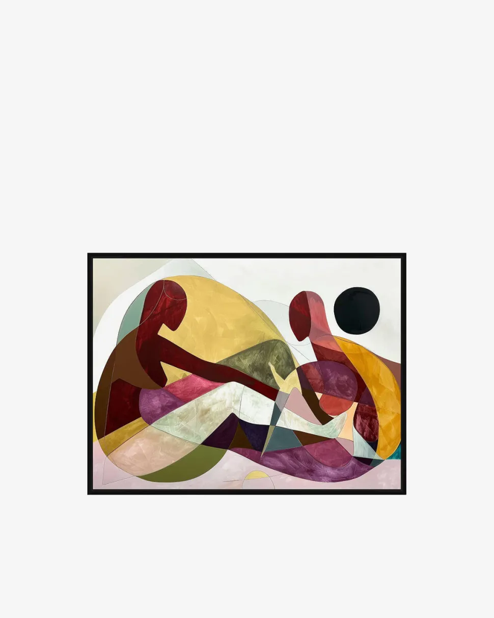 Abstract colors people