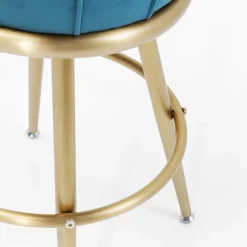 After work barstol, blå velour