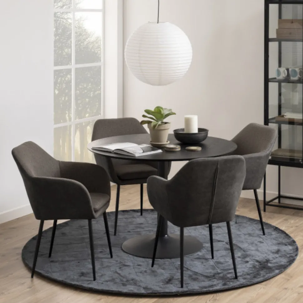 Alba spisebord sort ask