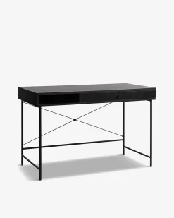 Alva skrivebord, sort