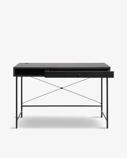Alva skrivebord, sort