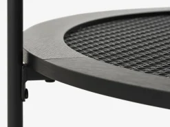 Alva sofabord, sort, rundt