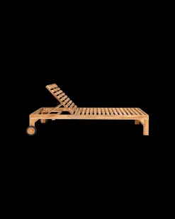 Andorra solvogn, teak natur