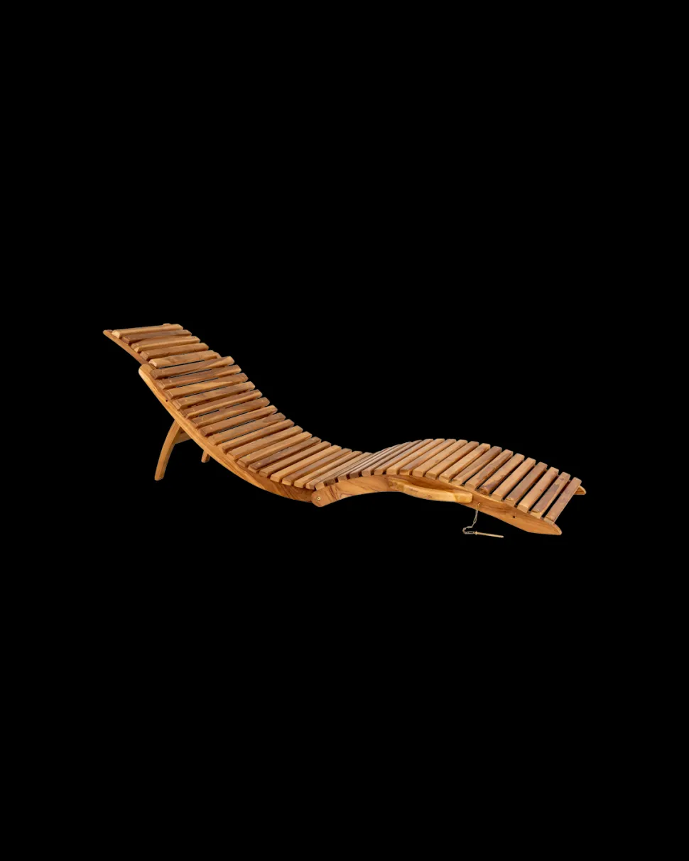 Arrieta liggestol, teak natur
