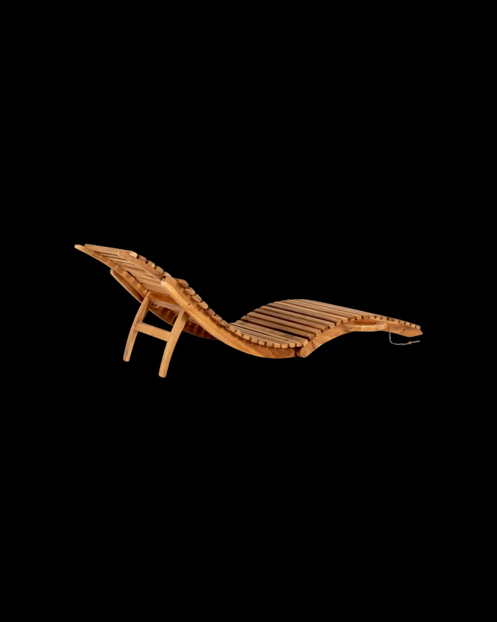 Arrieta liggestol, teak natur