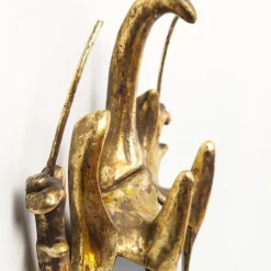 Bille vægspejl, messing