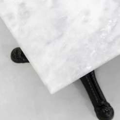 Bistro cafébord, hvid marmor