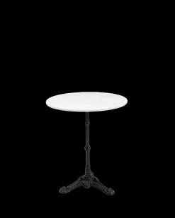 Bistro cafébord, hvid marmor