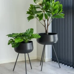 Blomsterstander sæt, sort