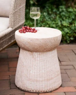 Bonn sidebord m/rillet struktur