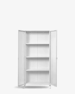 Brisbane vitrine, hvid