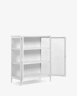 Brisbane vitrine, hvid