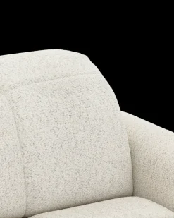 Bullet hjørnesofa med rundt hjørne og pufafslutning venstre