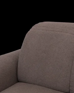 Bullet U-sofa med rundt hjørne og pufafslutning højre