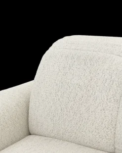 Bullet U-sofa med rundt hjørne og pufafslutning højre