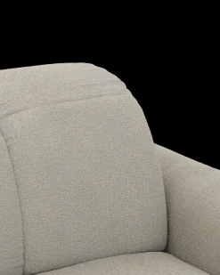 Bullet U-sofa med rundt hjørne og pufafslutning venstre