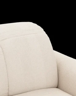 Bullet U-sofa med rundt hjørne og pufafslutning venstre