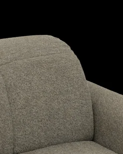 Bullet U-sofa med rundt hjørne og pufafslutning venstre