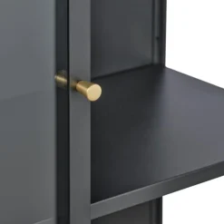 Carmel vitrine, sort