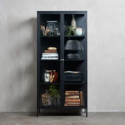 Carmel vitrineskab, høj