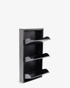 Caruso skoskab 3 låger, antracit