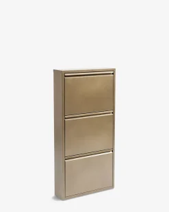 Caruso skoskab 3 låger, bronze