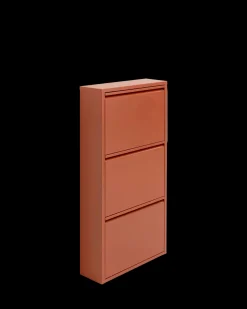 Caruso skoskab 3 låger, brun