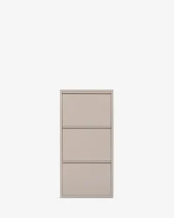 Caruso skoskab, 3 låger cream