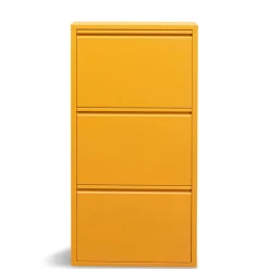 Caruso skoskab 3 låger, gul