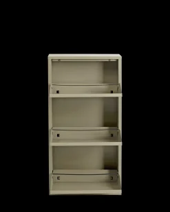 Caruso skoskab 3 låger, khaki