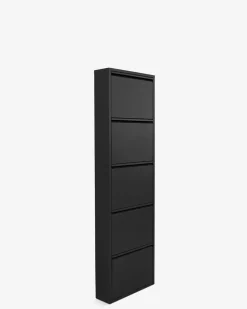 Caruso skoskab, 5 låger sort