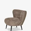 Covelo Loungestol, brun boucle