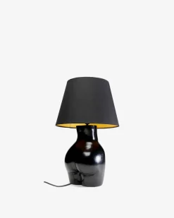 Donna bordlampe, sort