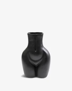 Donna vase stor, sort