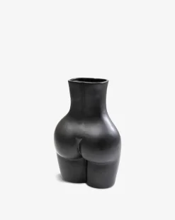 Donna vase stor, sort