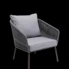 Elba lounge stol, grå