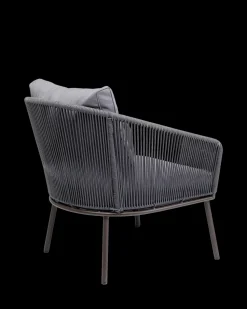 Elba lounge stol, grå