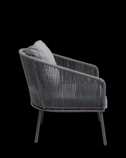 Elba lounge stol, grå