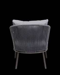 Elba lounge stol, grå