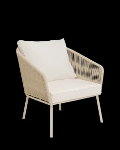 Elba lounge stol, sand