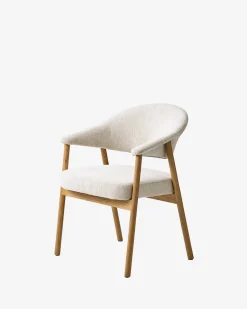 Elk spisebordsstol, natur eg/ sand