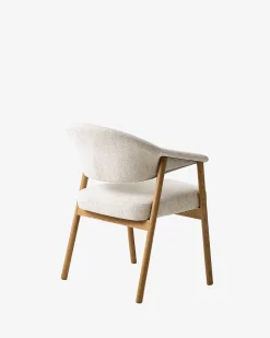 Elk spisebordsstol, natur eg/ sand