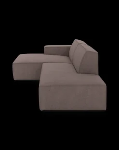 Espada hjørnesofa med chaiselong venstre og pufafslutning højre