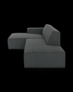 Espada hjørnesofa med chaiselong venstre og pufafslutning højre