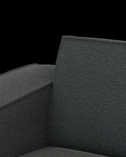 Espada hjørnesofa med chaiselong venstre og pufafslutning højre