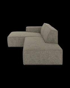 Espada hjørnesofa med chaiselong venstre og pufafslutning højre