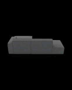 Espada hjørnesofa med chaiselong højre og pufafslutning venstre