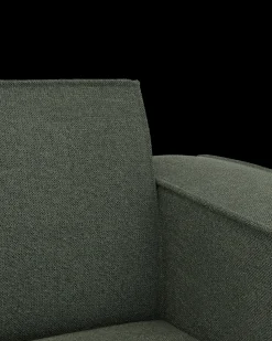 Espada hjørnesofa med chaiselong højre og pufafslutning venstre