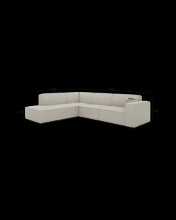 Espada hjørnesofa med pufafslutning venstre