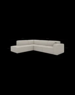 Espada hjørnesofa med pufafslutning venstre